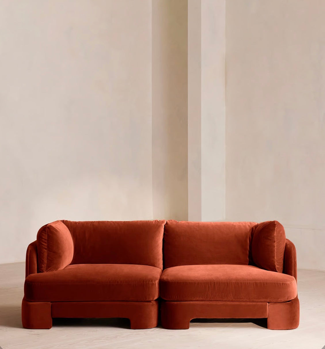 Florin Kadife Sofa-Sofalab-Haki-NowShopFun