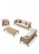 Flott Ahşap Bahçe Oturma Grubu