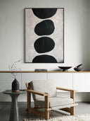 Flow No2 Tuval Üzeri Orijinal Yağlı Boya Tablo-Tablo-Kos Living-100*140 cm-Natural-NowShopFun