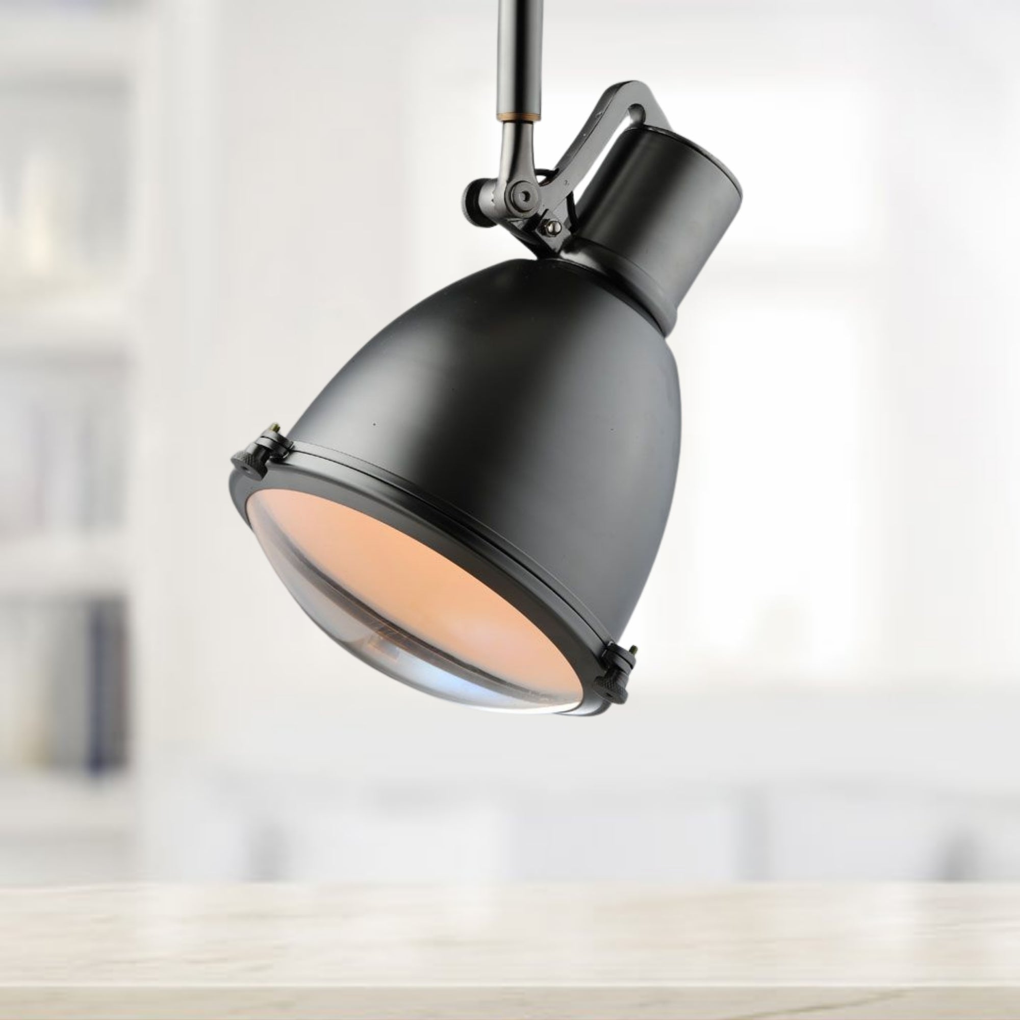 Focus Dome Sarkıt Avize-Aydınlatma-livingstore-Siyah-NowShopFun