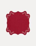 Folhagem Amerikan Servis-Amerikan Servis-Mariaida Home-Yeşil/Beyaz-NowShopFun