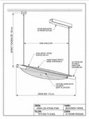 Folia — 110 Cm Yaprak Led Sarkıt