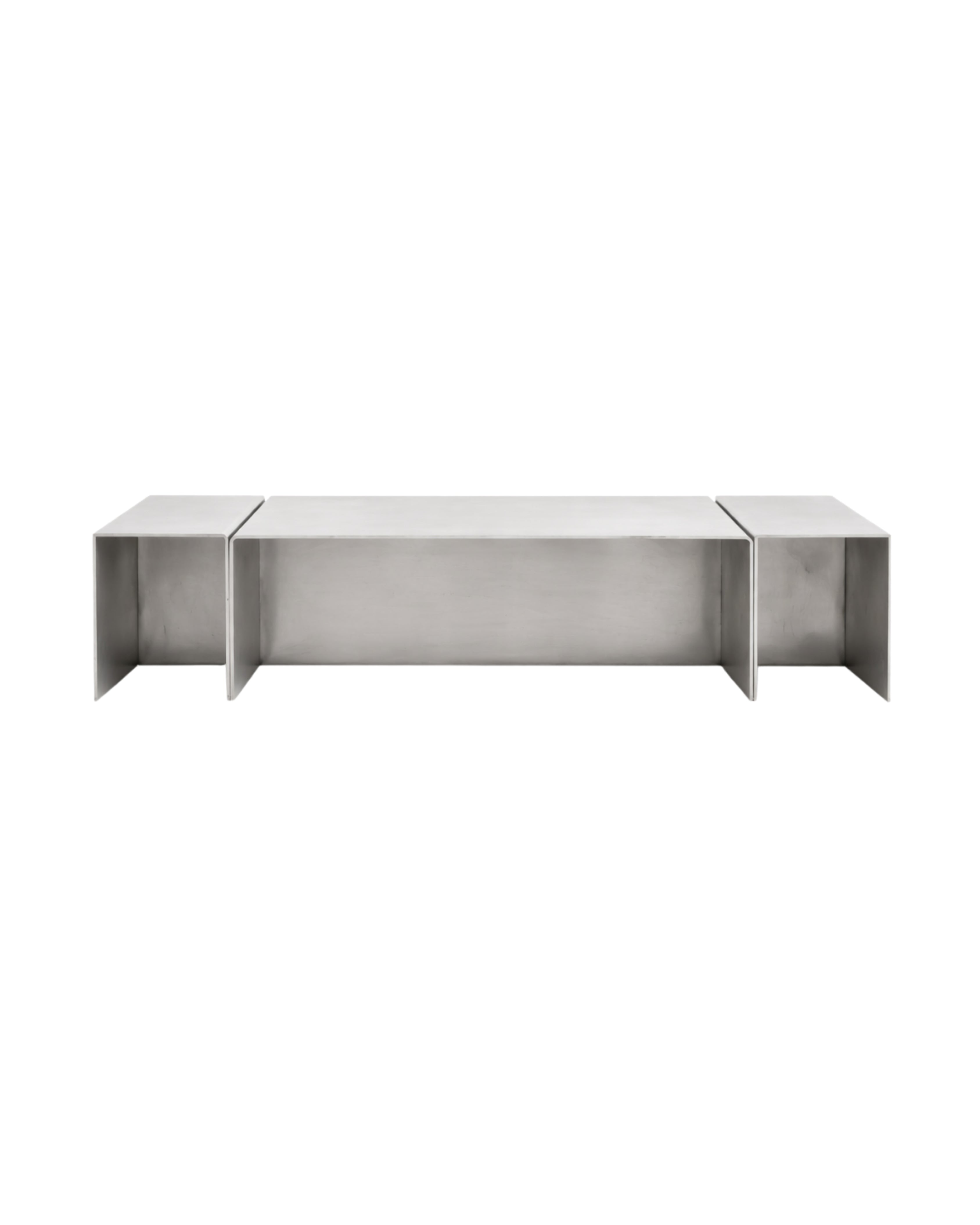 Form Mat Krom Orta Sehpa