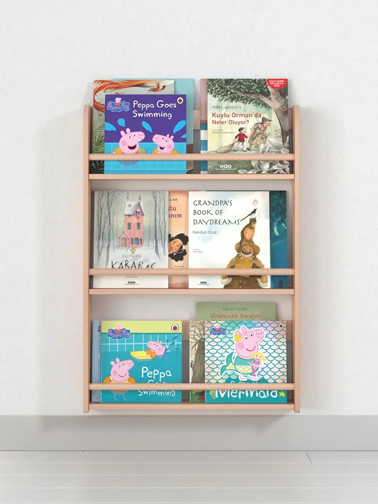 Fox 3'lü Duvar Rafı