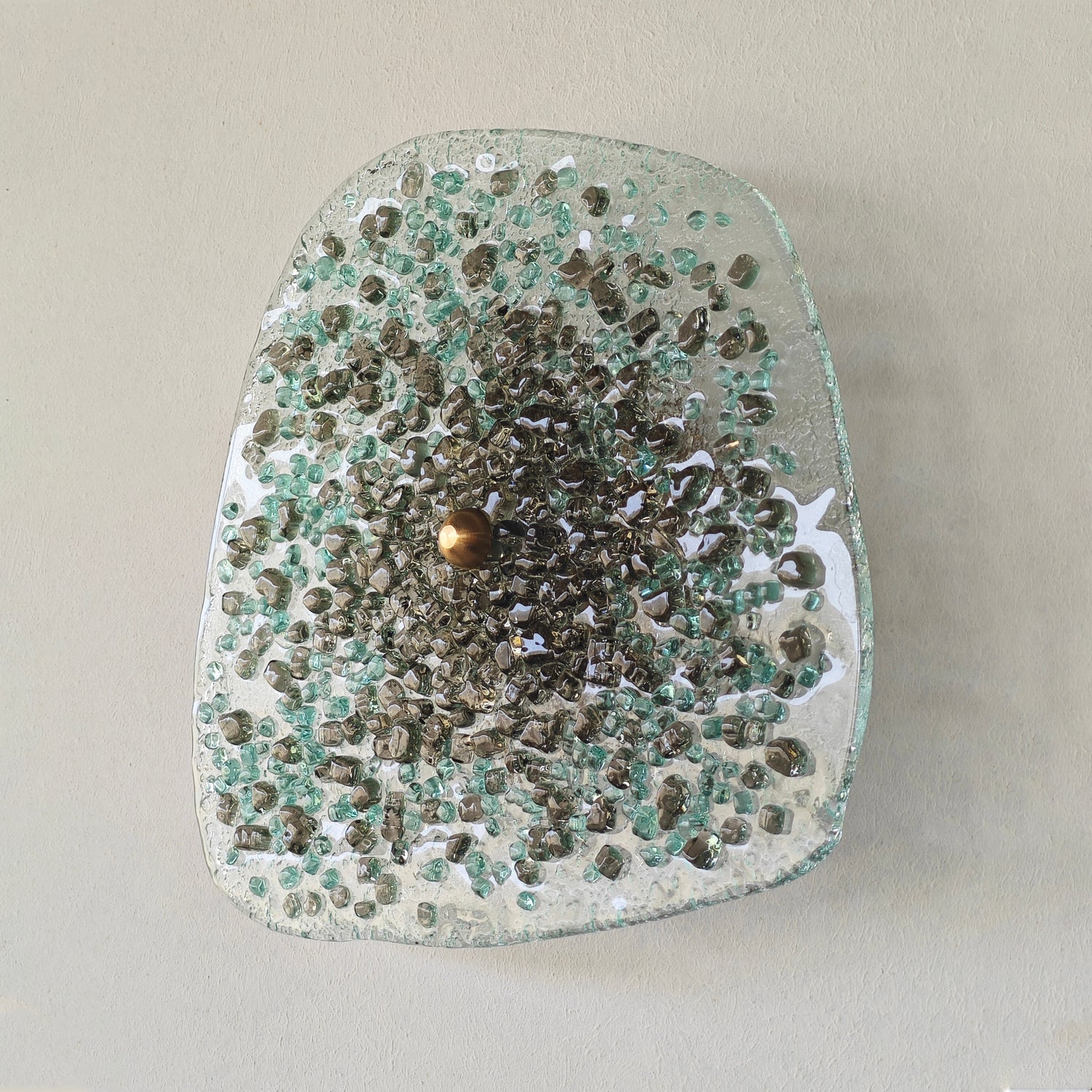 Brera 2 El Yapımı Cam Aplik Yeşil