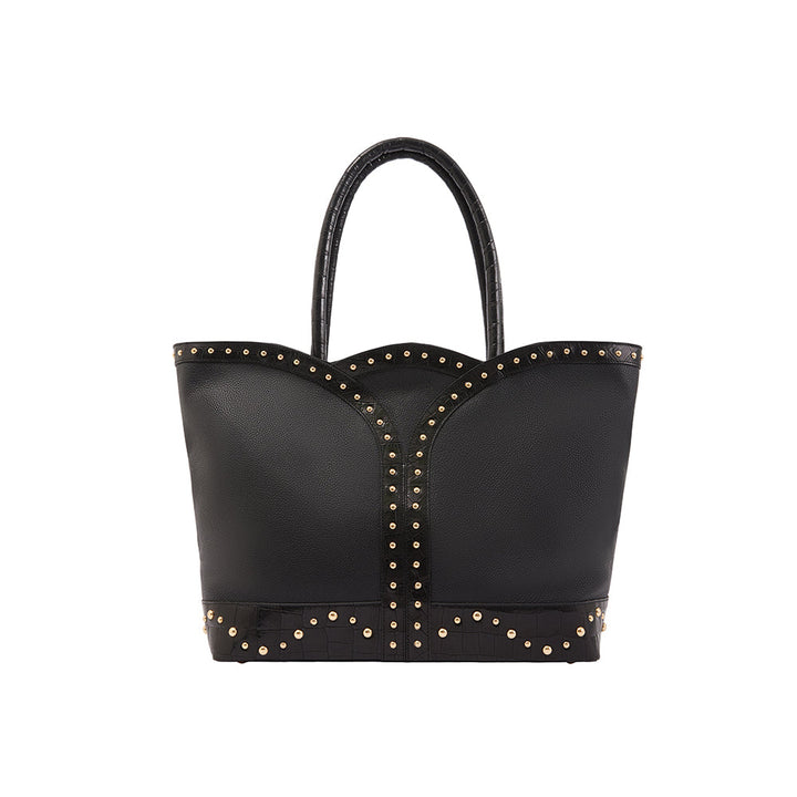 Francesca Carryall Elegance Omuz Çantası-Tara Folks-Siyah-NowShopFun