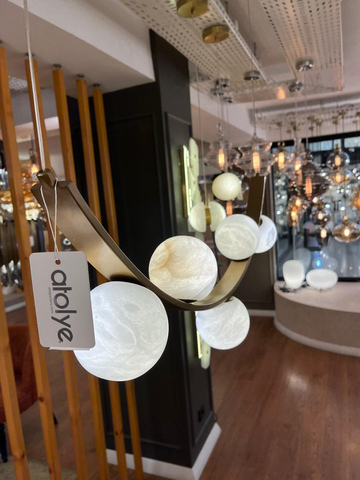 Fredy Mermer Sarkıt Serisi-Avize-Atolye Store-Tekil Sarkıt-NowShopFun