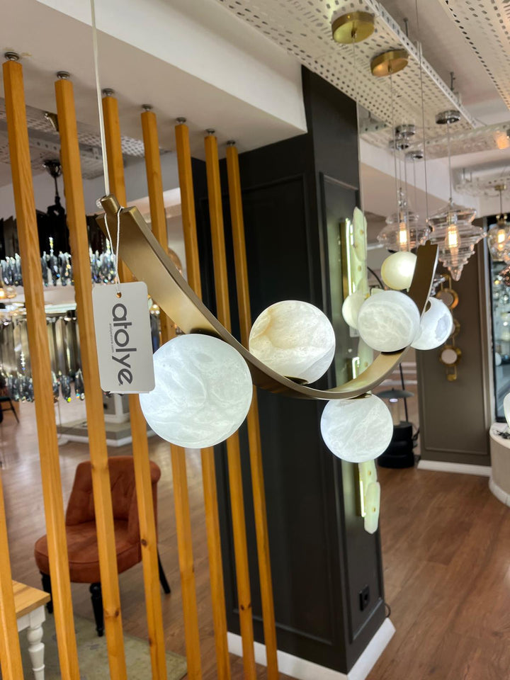 Fredy Mermer Sarkıt Serisi-Avize-Atolye Store-Tekil Sarkıt-NowShopFun