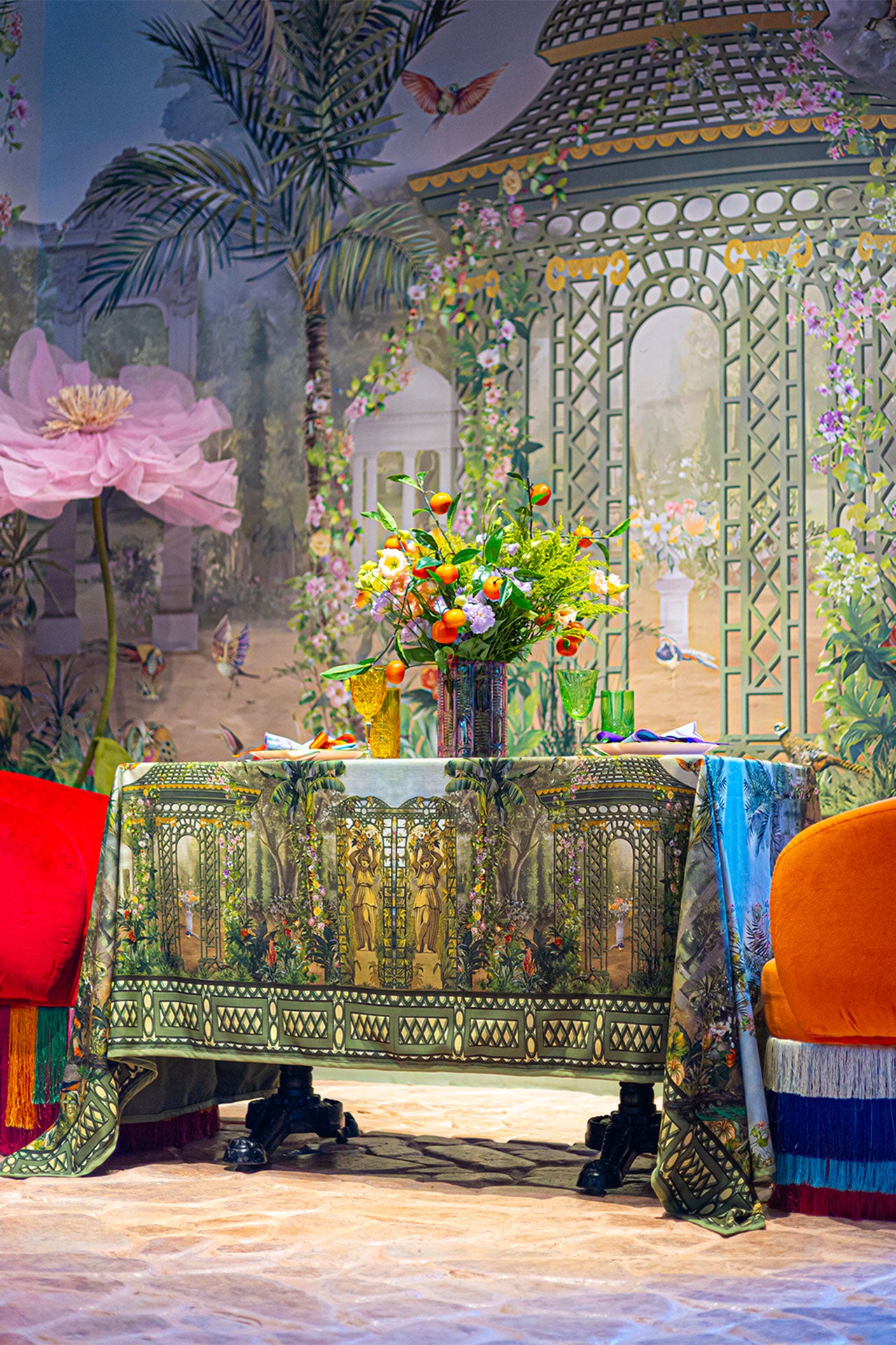 French Garden Masa Örtüsü