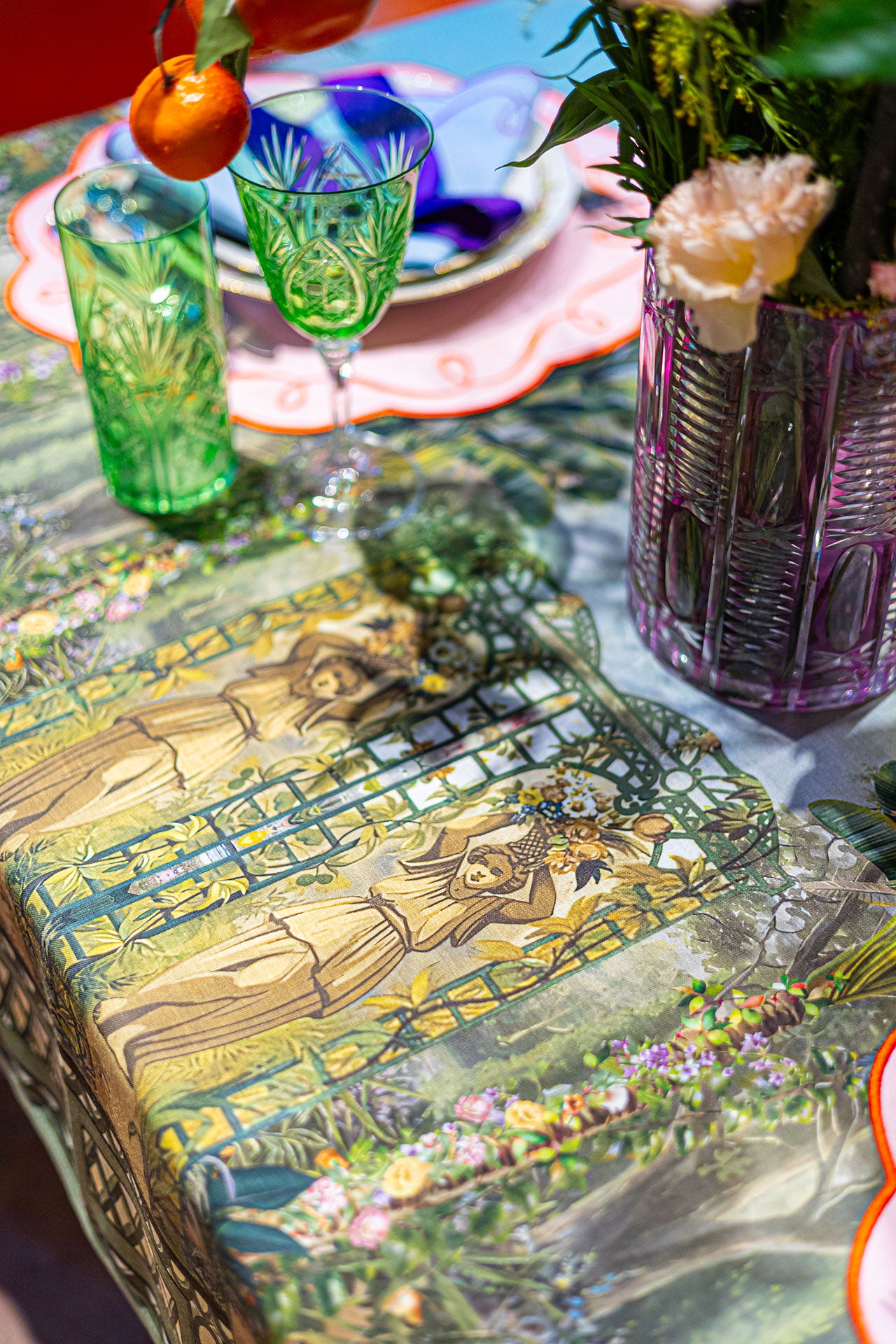 French Garden Masa Örtüsü