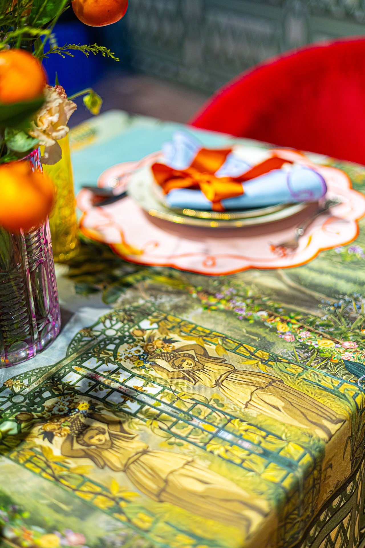 French Garden Masa Örtüsü