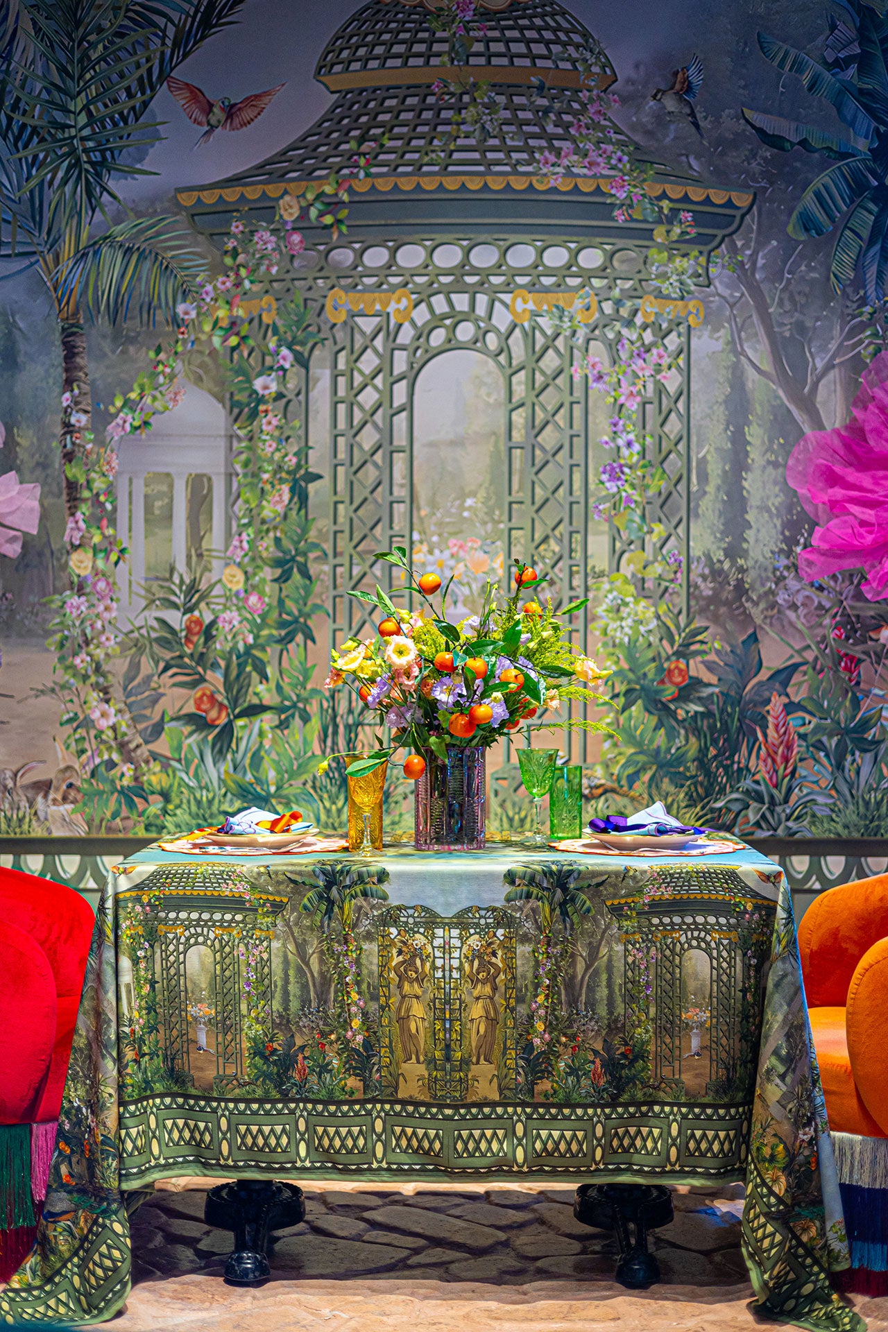 French Garden Masa Örtüsü