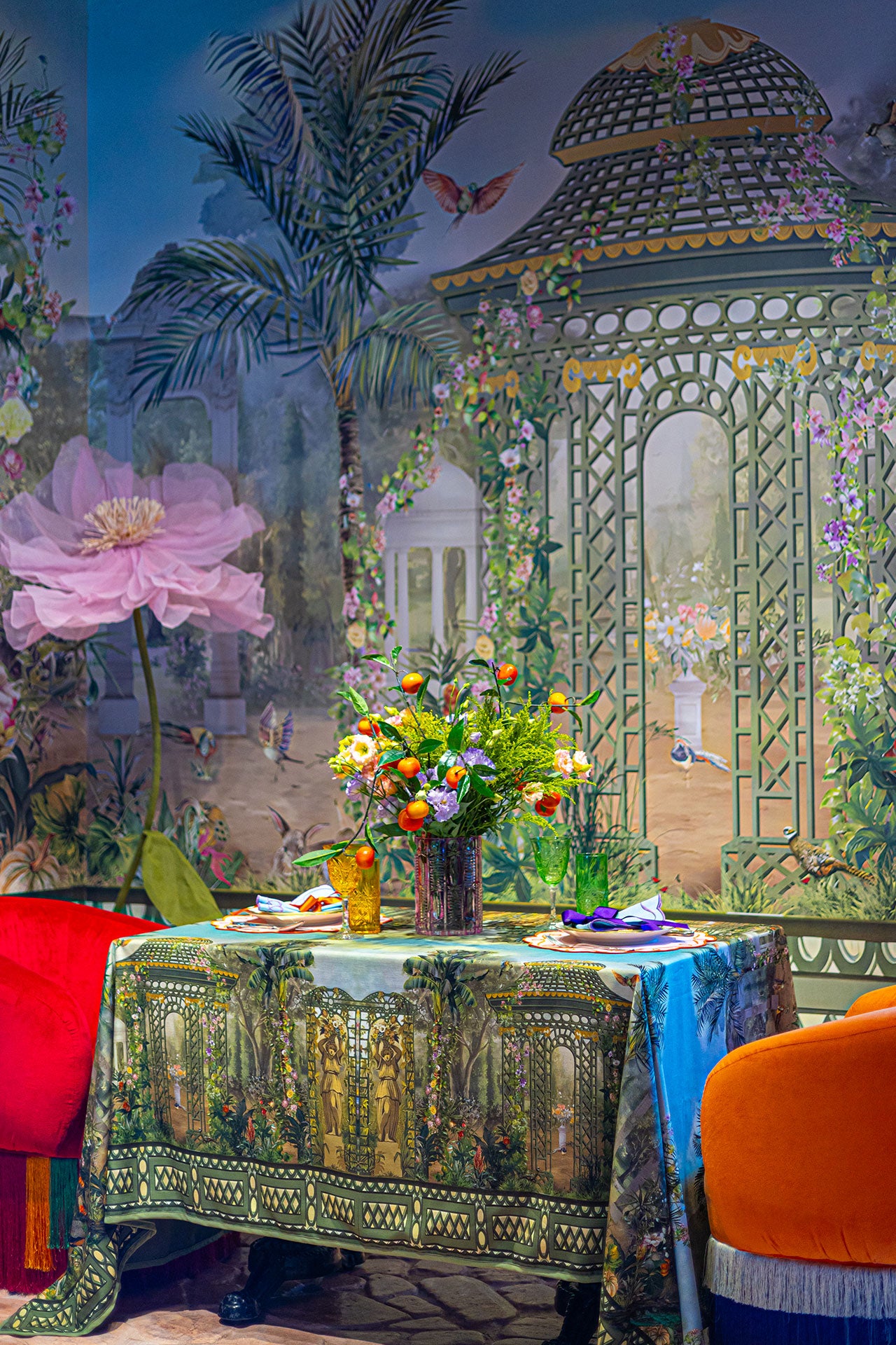 French Garden Masa Örtüsü