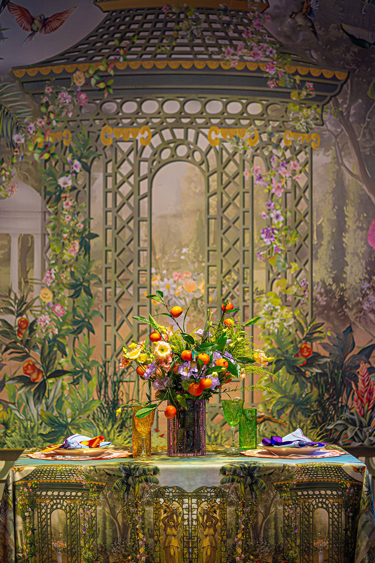 French Garden Masa Örtüsü