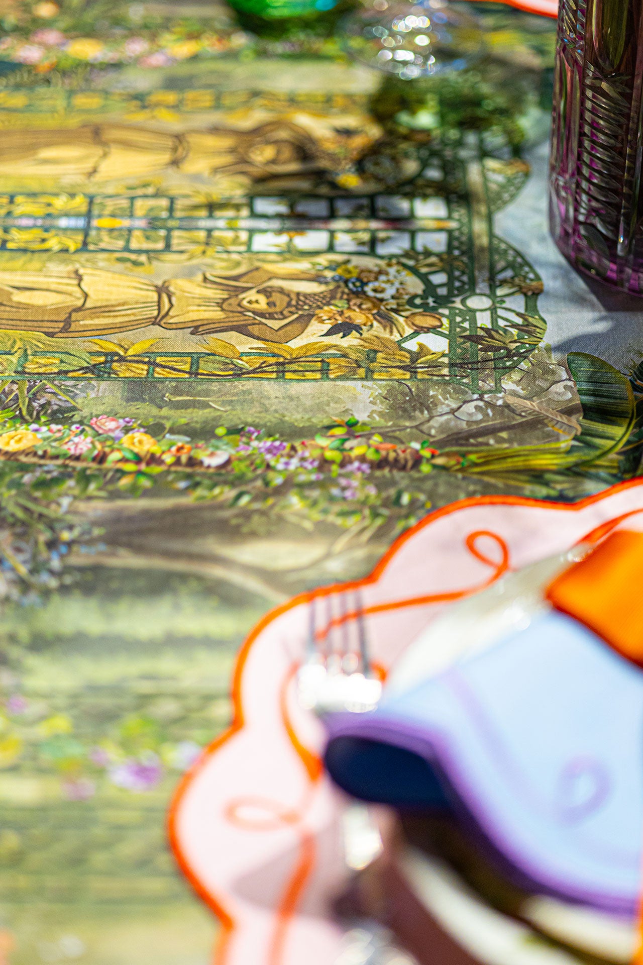 French Garden Masa Örtüsü