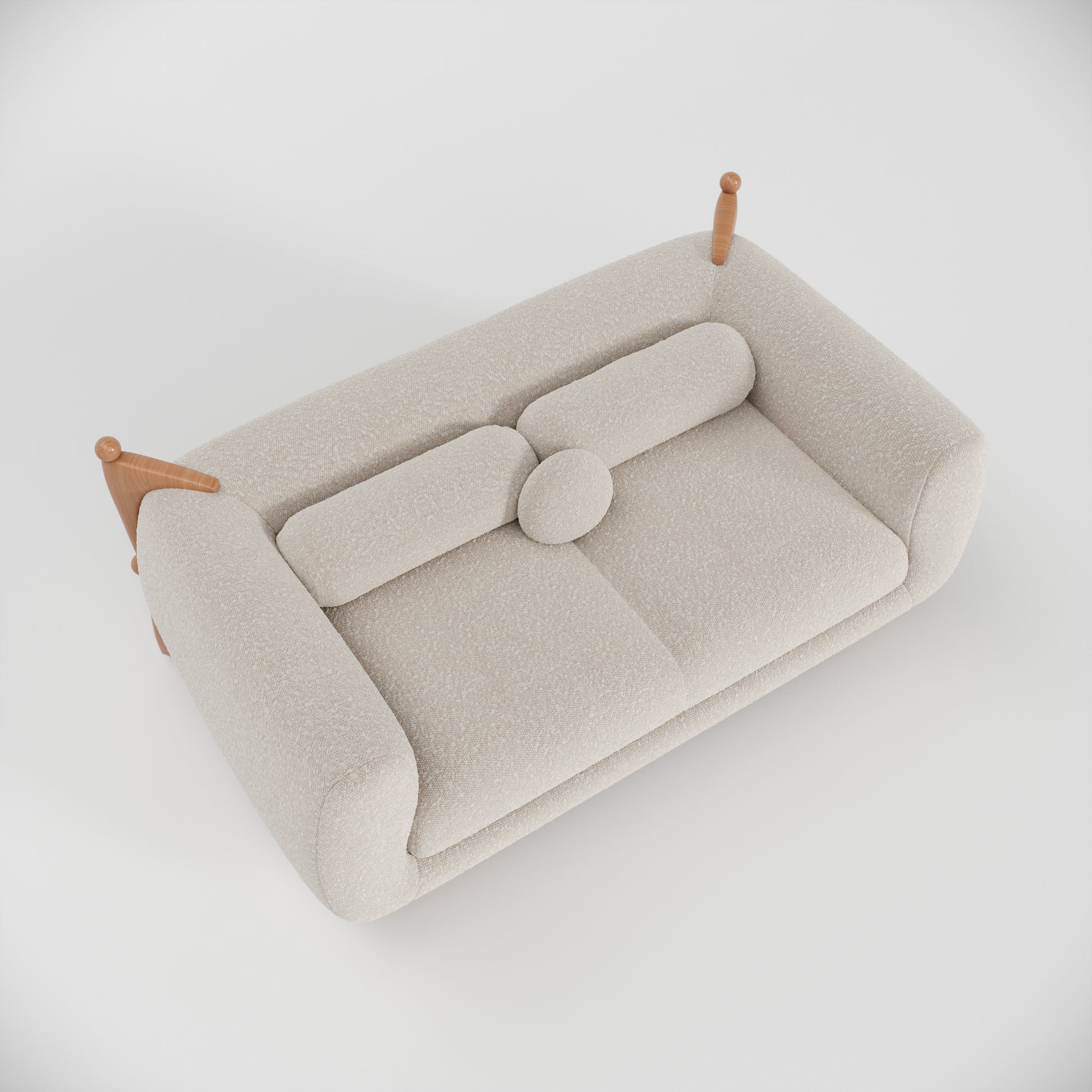 French Kiss İkili Koltuk-Koltuk-Huba Concept-Beyaz-NowShopFun