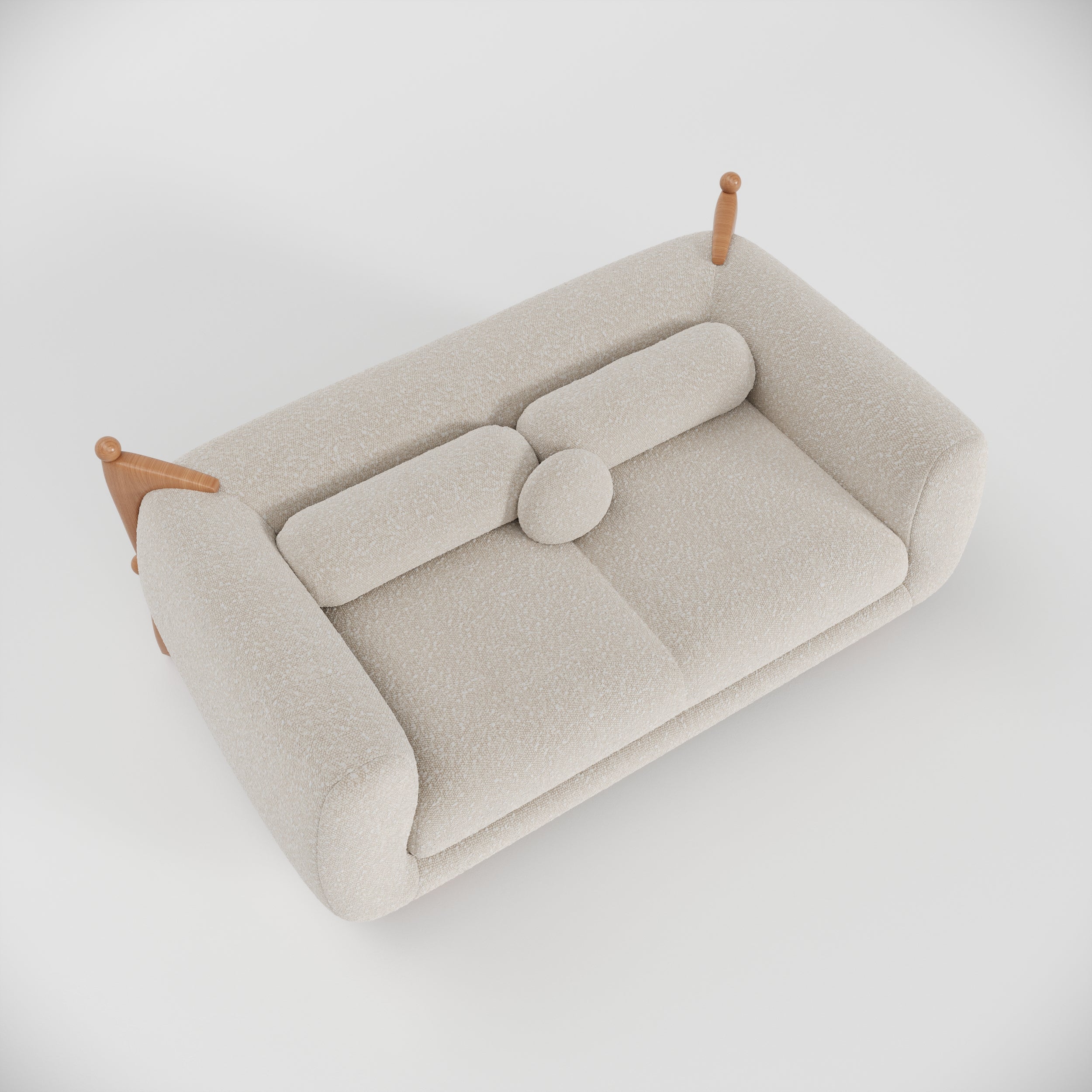 French Kiss İkili Koltuk-Koltuk-Huba Concept-Beyaz-NowShopFun