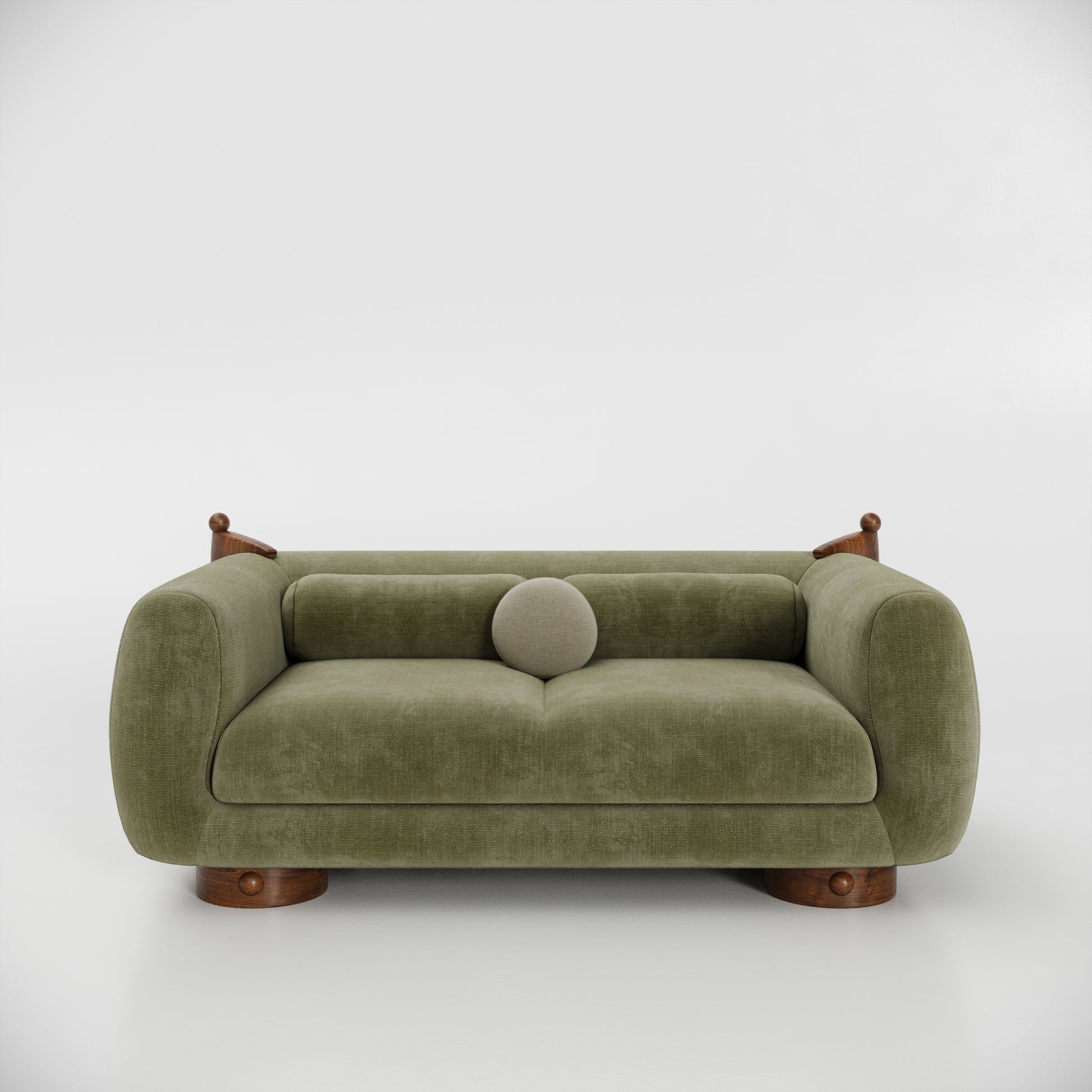 French Kiss İkili Koltuk-Koltuk-Huba Concept-Koyu Yeşil-NowShopFun