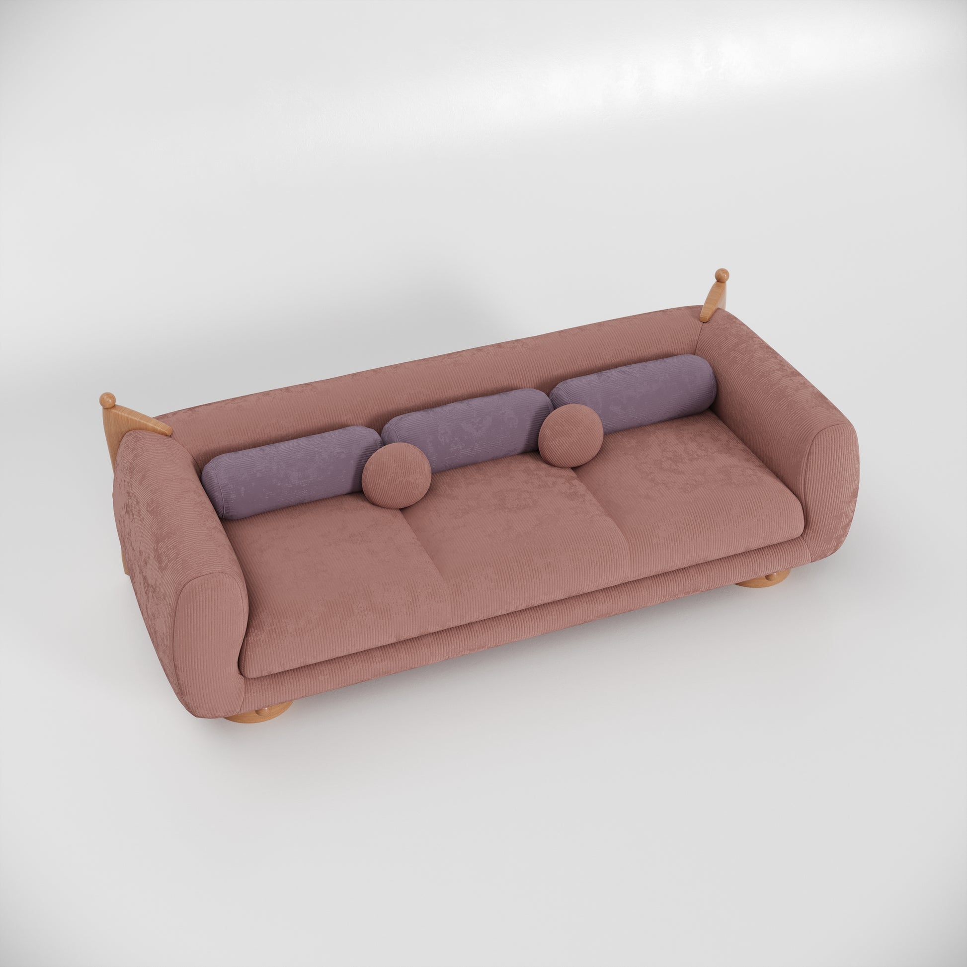 French Kiss Üçlü Koltuk-Koltuk-Huba Concept-Beyaz-NowShopFun