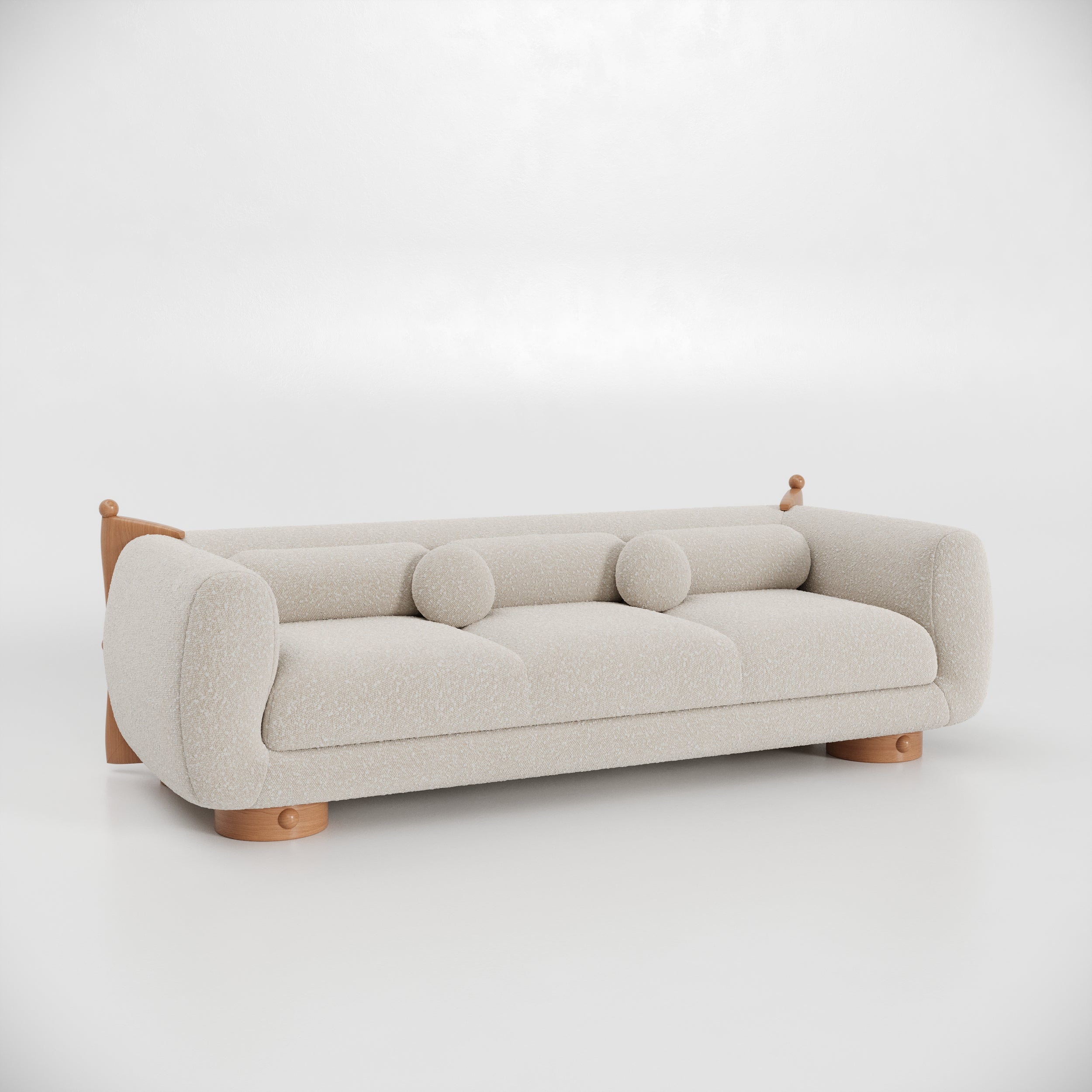 French Kiss Üçlü Koltuk-Koltuk-Huba Concept-Beyaz-NowShopFun