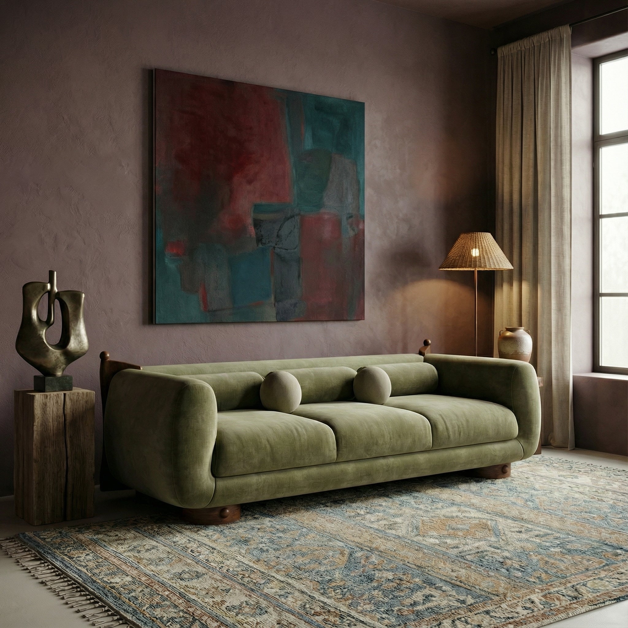 French Kiss Üçlü Koltuk-Koltuk-Huba Concept-Beyaz-NowShopFun