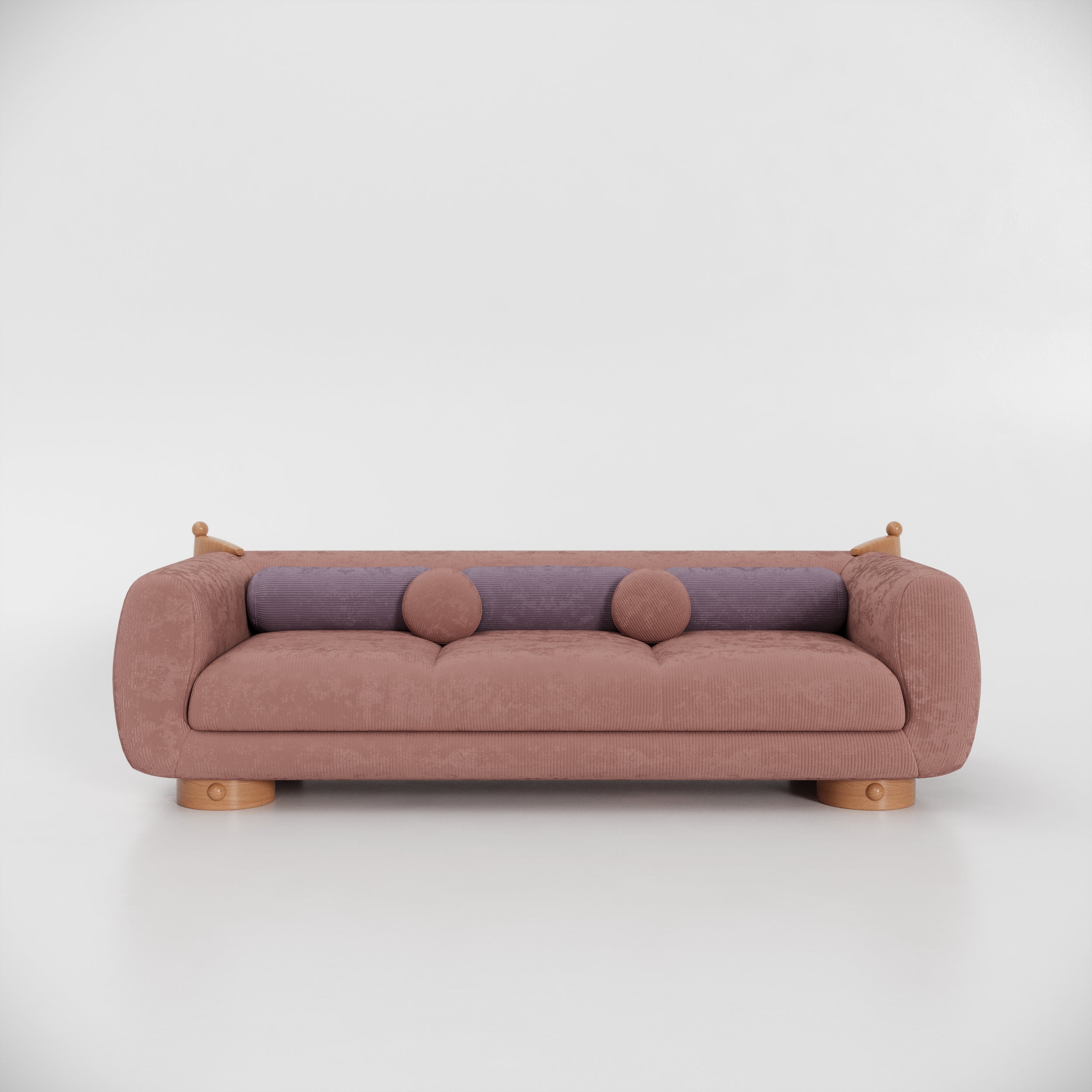 French Kiss Üçlü Koltuk-Koltuk-Huba Concept-Pembe-NowShopFun