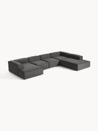 Frida XL Keten Modüler Köşe Koltuk-Köşe Koltuk-S Home Design Concept-Antrasit-Sağ Köşe-NowShopFun