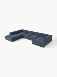 Frida XL Keten Modüler Köşe Koltuk-Köşe Koltuk-S Home Design Concept-Lacivert-Sol Köşe-NowShopFun