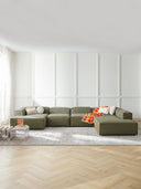 Frida XL Keten Modüler Köşe Koltuk-Köşe Koltuk-S Home Design Concept-Yağ Yeşili-Sağ Köşe-NowShopFun