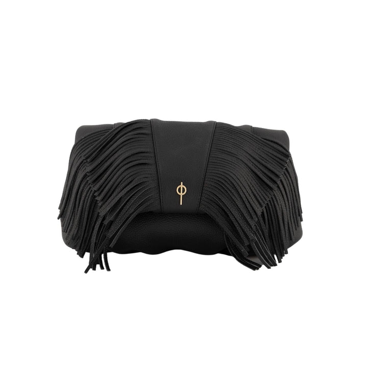 Frınge Leda Clutch-Clutch-Otrera-Siyah-NowShopFun