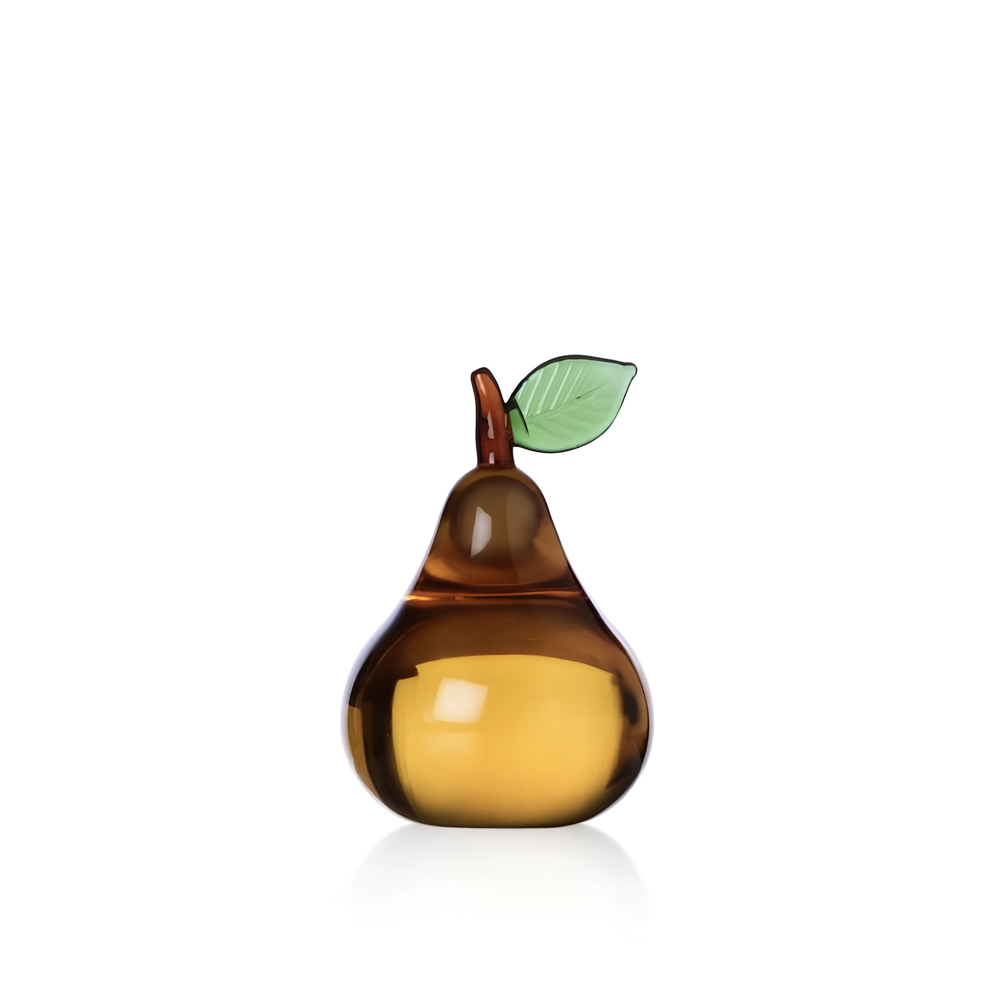 Fruits & Flowers No:7 Armut Formunda Dekoratif Cam Obje