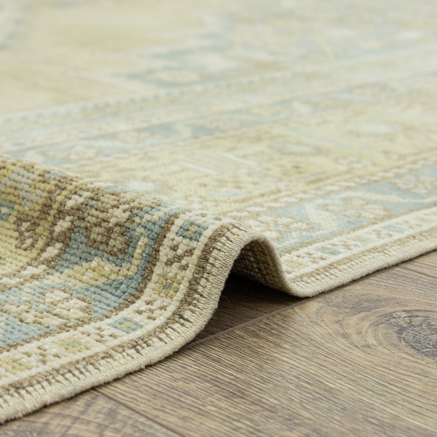 Fulya Pastel Renkli El Dokuma Yün Halı 189x322 cm