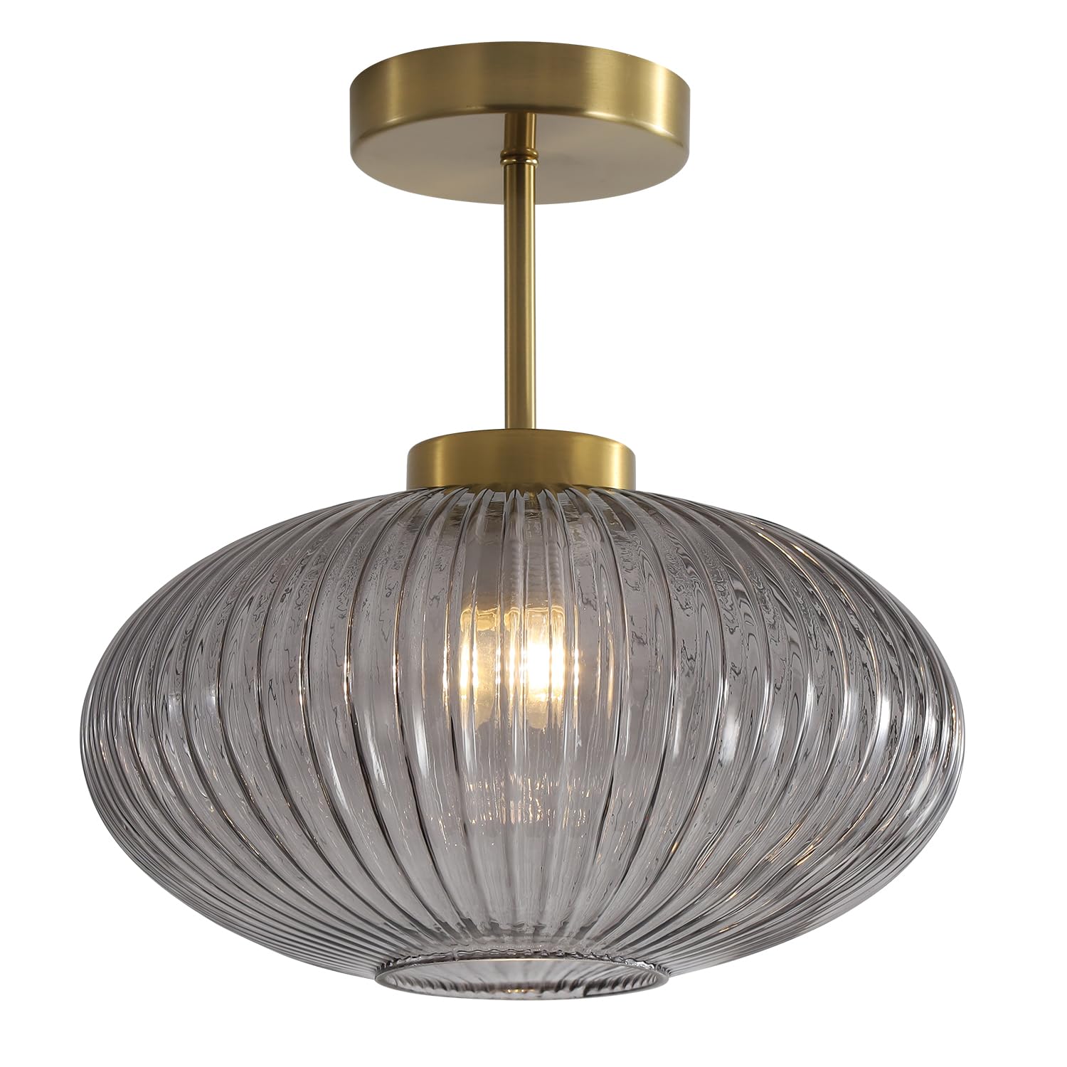 Füme Renkli Pleat Cam Sarkıt