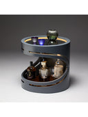 Flow Sehpa Kullanımlı Mini Bar - İçki Dolabı