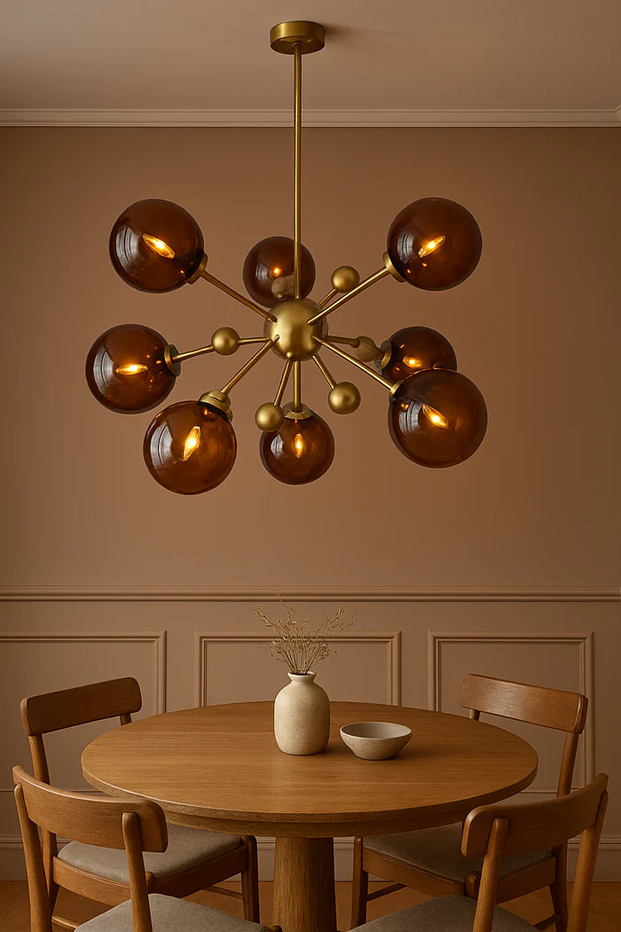 Galaxy 9' Kollu Bordo Avize