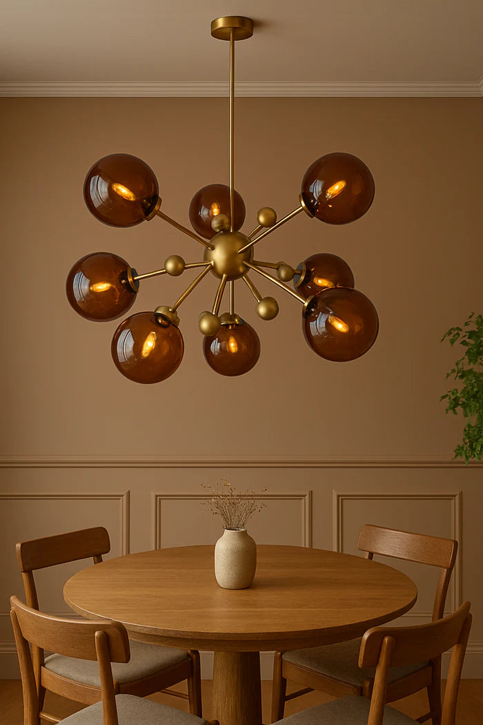 Galaxy 9' Kollu Bordo Avize