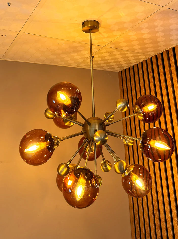 Galaxy 9' Kollu Bordo Avize