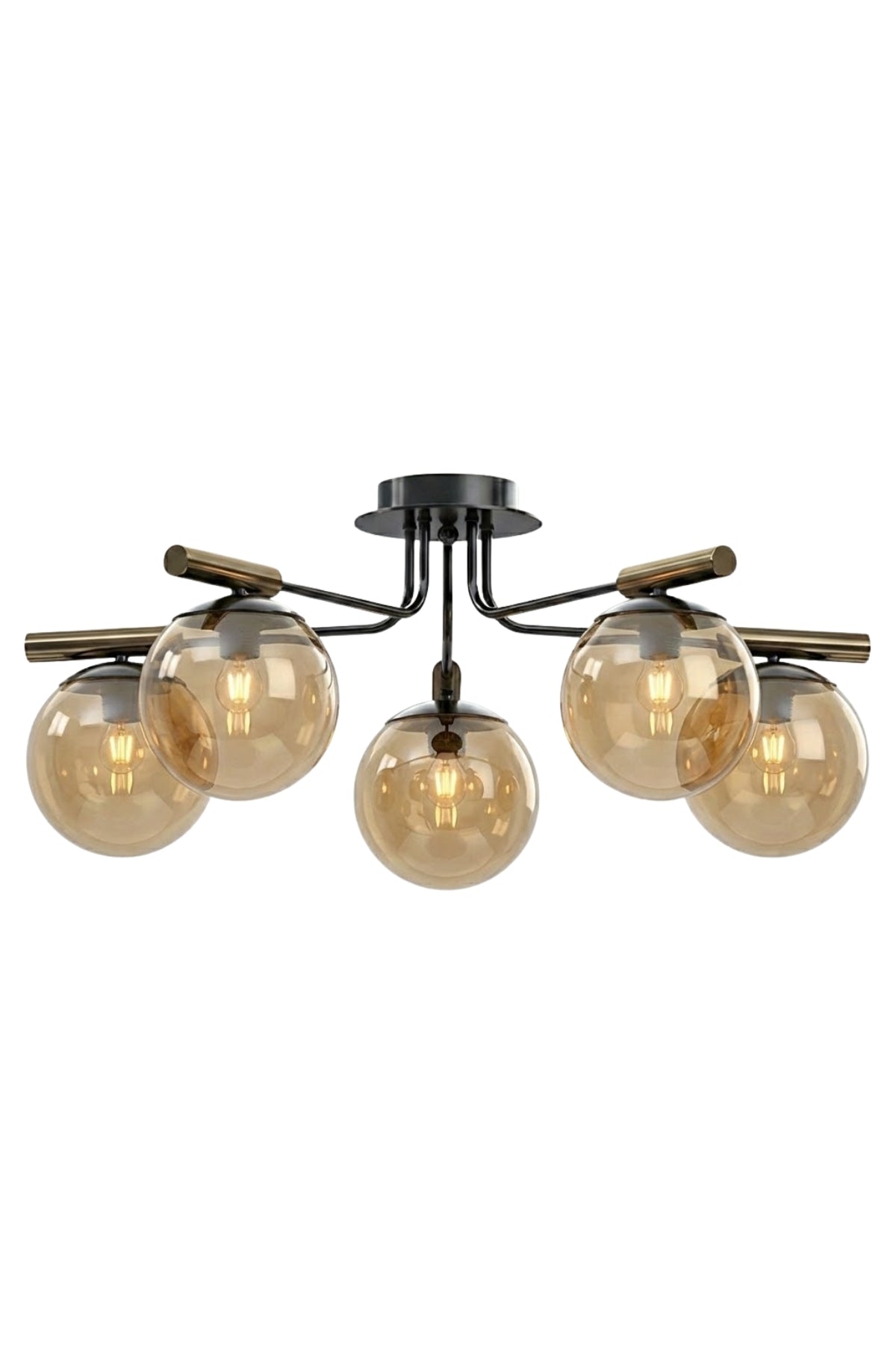 Galdira Modern Retro 5’Li Kollu Cam Avize