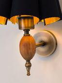 Gatsby Gilded Glamour Gold Kumaş Başlıklı Duvar Apliği