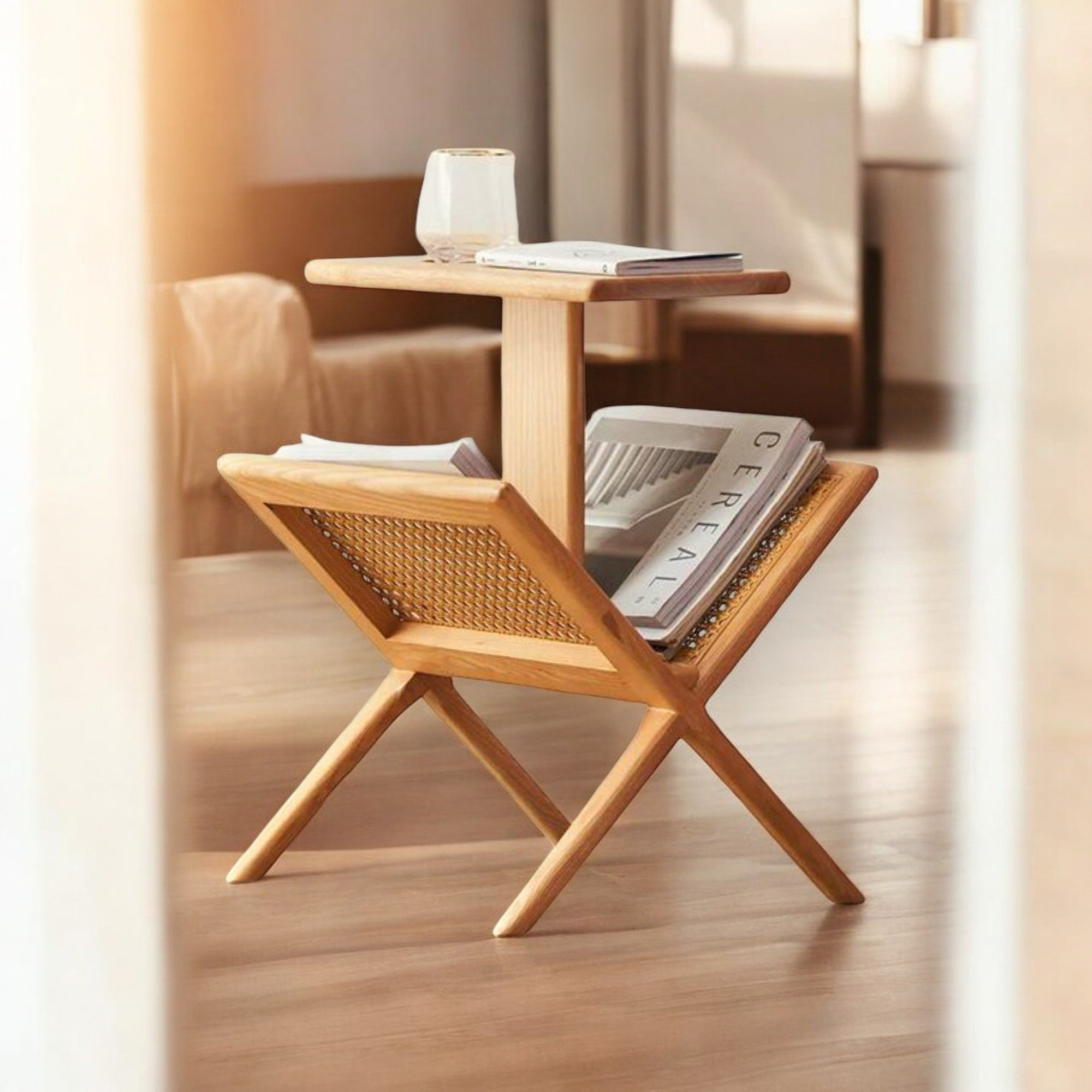 Ahu Handmade Hazeranlı Solid Wood Coffee Table