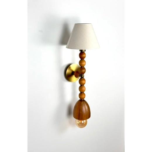 Gedson Ahşap Rustik Aplik 2'Li