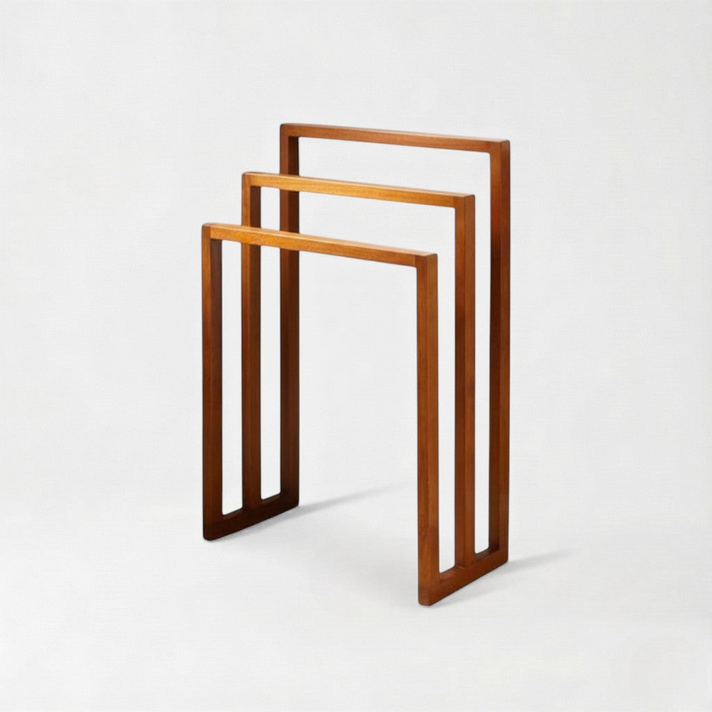 Layla 3 Seviyeli Ahşap Havluluk - nowshopfun