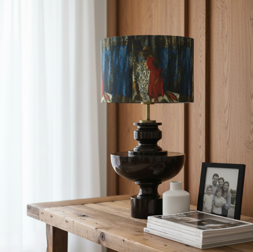 Turtle Trainer Handmade Wooden Lampshade