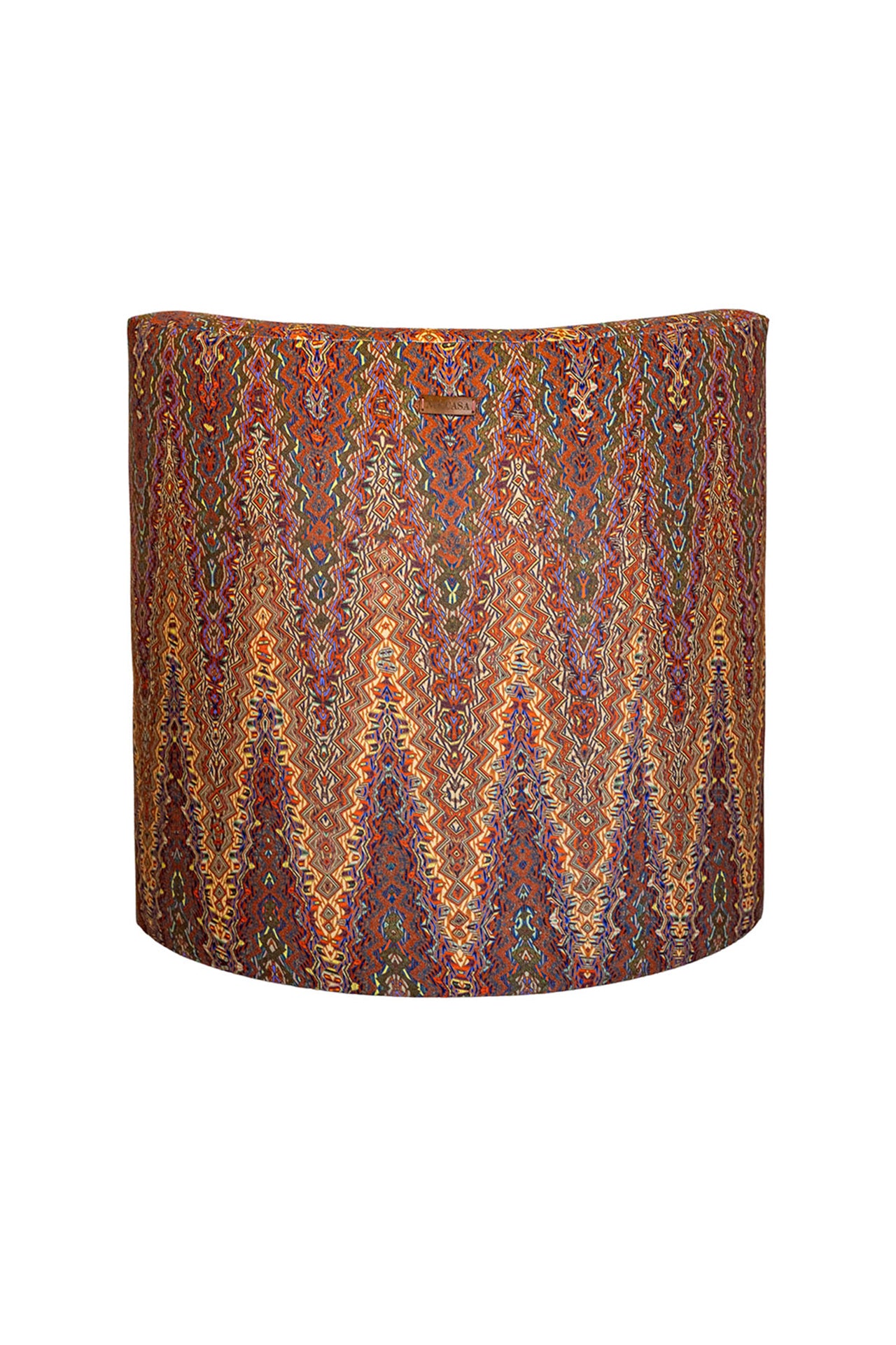 Geoethnic Sırt Destekli Dekoratif Puf