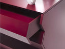 Geometrik Bordo Şifoniyer