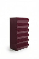 Geometrik Bordo Şifoniyer