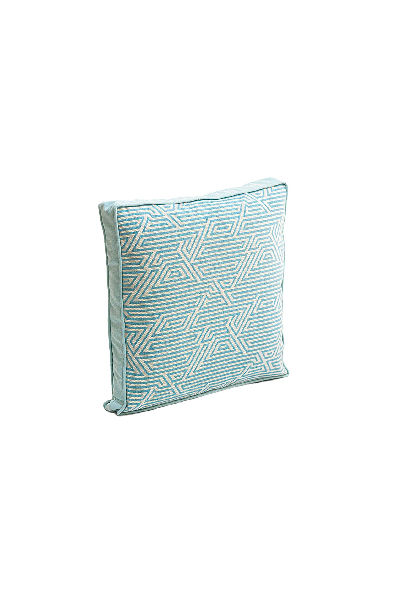 Geometrik Desen Mint Outdoor Kırlent