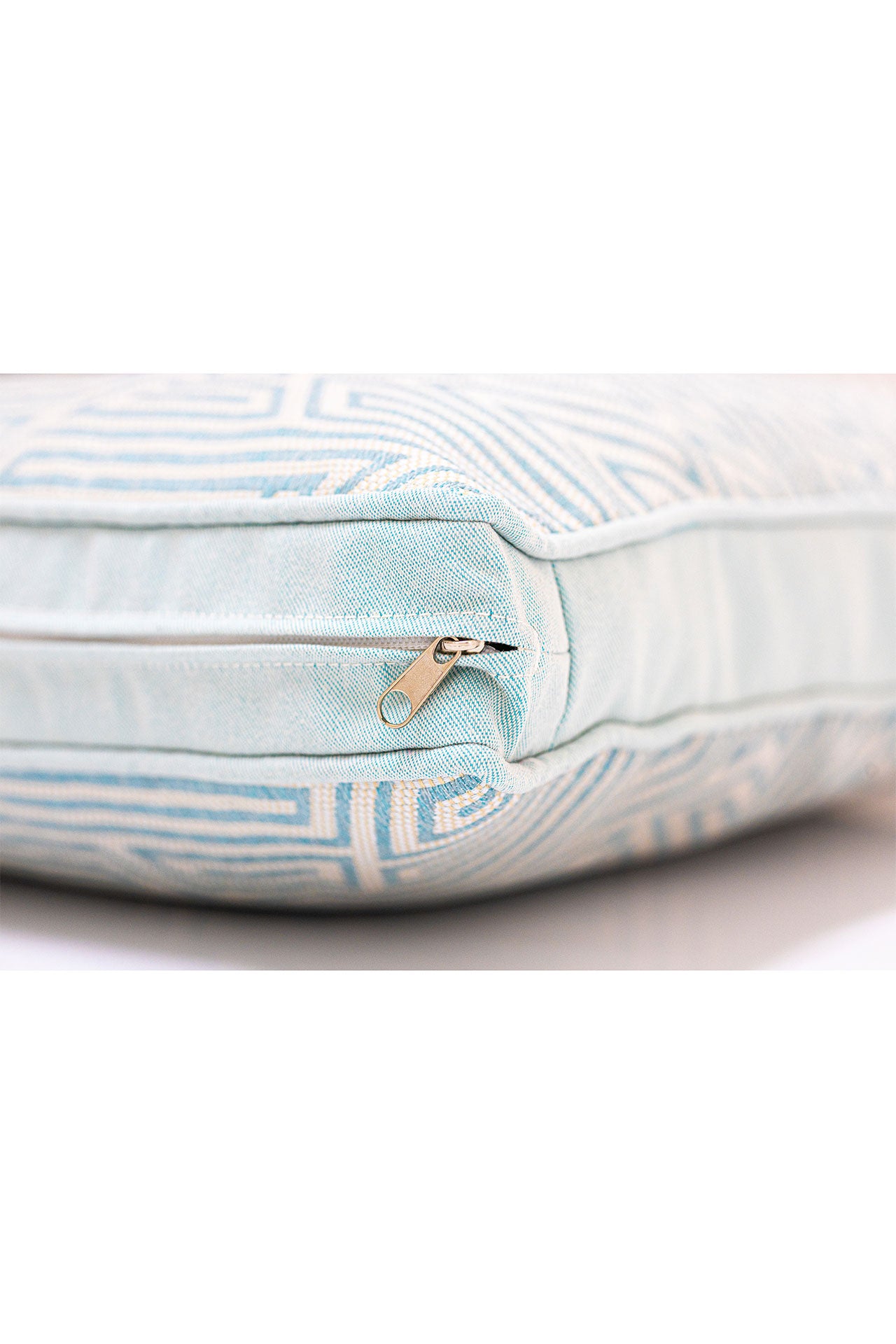 Geometrik Desen Mint Outdoor Kırlent