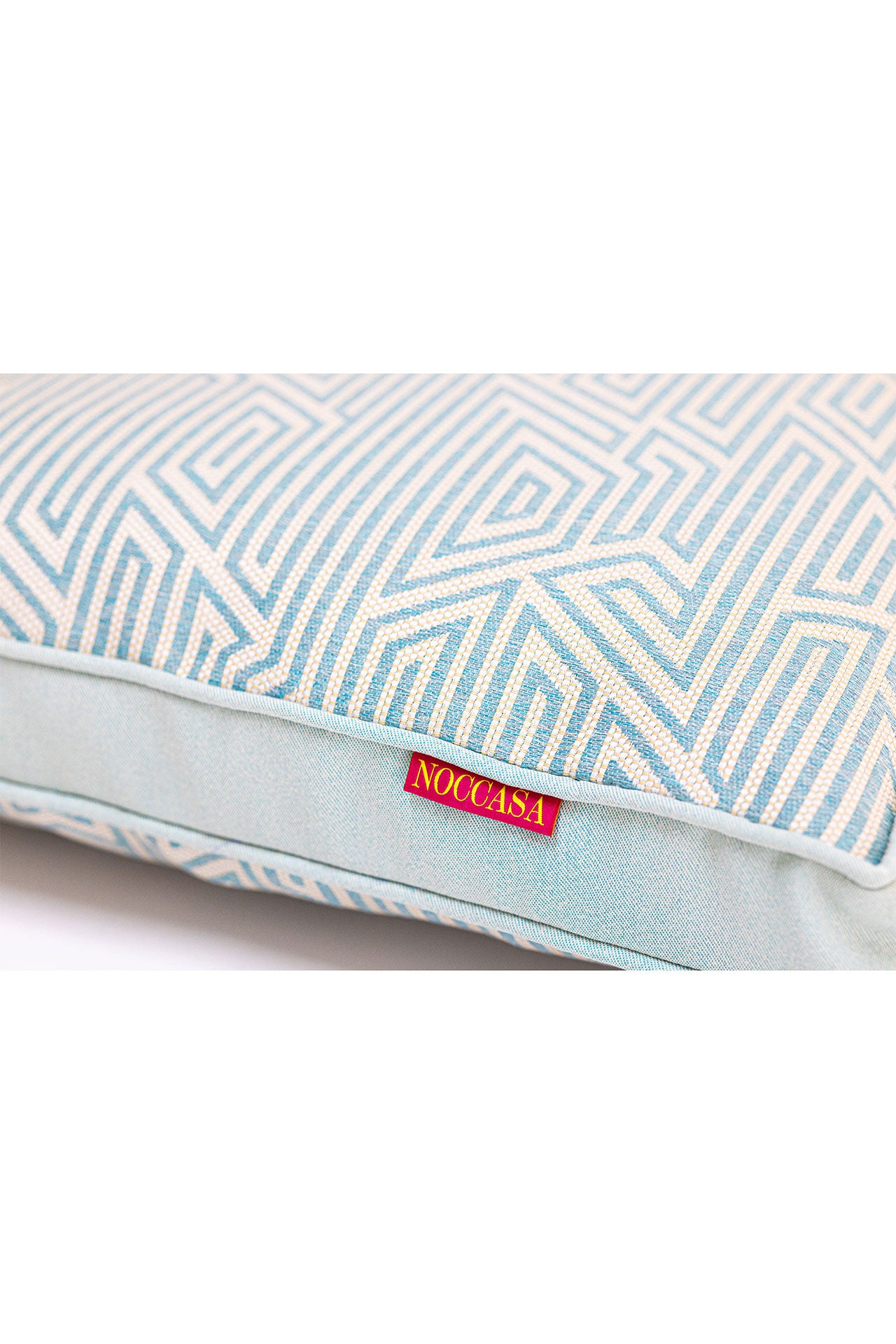 Geometrik Desen Mint Outdoor Kırlent