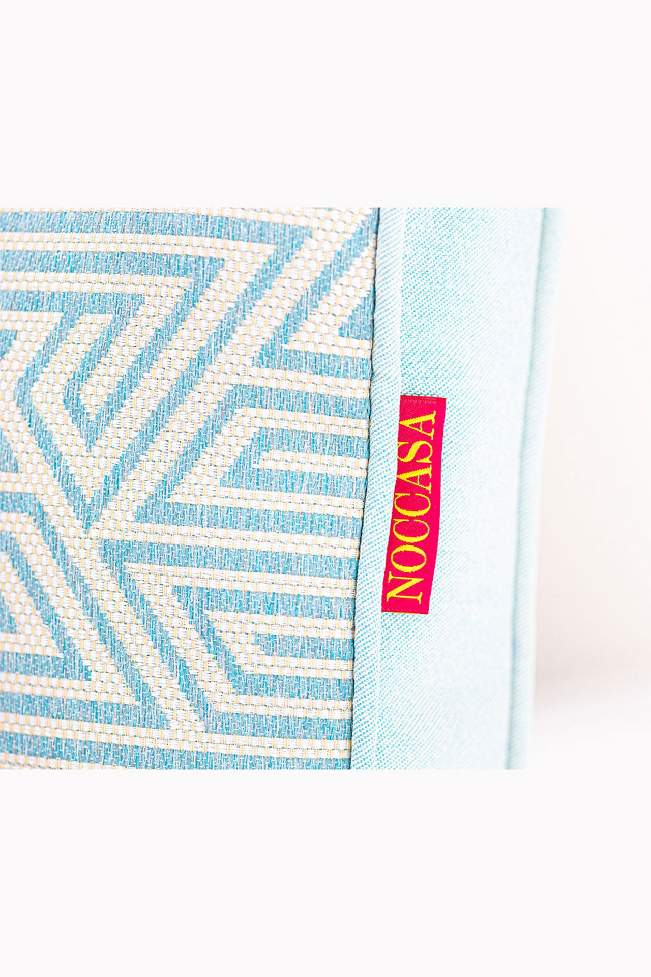 Geometrik Desen Mint Outdoor Kırlent